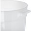 020002 - Polyethylene Bain Marie Food Storage Container 2 qt - White