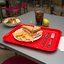 CT141805 - Cafe® Fast Food Cafeteria Tray 14" x 18" - Red