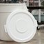 34102102 - Bronco™ Round Waste Bin Trash Container Lid 20 Gallon - White