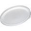 120202 - Polyethylene Bain Marie Food Storage Container Lid 12 - 22 qt - White