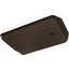 CT121769 - Cafe® Fast Food Cafeteria Tray with Handles 12" x 17" - Chocolate