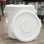 34101102 - Bronco™ Round Waste Bin Trash Container Lid 10 Gallon - White