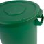 34101109 - Bronco™ Round Waste Bin Trash Container Lid 10 Gallon - Green