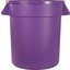 34101089 - Bronco™ Round Waste Bin Trash Container 10 Gallon - Purple