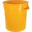 34101004 - Bronco™ Round Waste Bin Trash Container 10 Gallon - Yellow