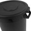 34101103 - Bronco™ Round Waste Bin Trash Container Lid 10 Gallon - Black