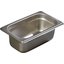 607192 - DuraPan™ Light Gauge Stainless Steel Steam Table Hotel Pan 1/9 Size, 2.5" Deep