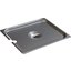 607120CS - DuraPan™ Stainless Steel Hotel Pan Slotted Handled Cover 1/2 Size