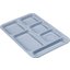 614R59 - Right-Hand 6-Compartment ABS Tray 10" x 14" - Slate Blue