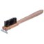 4557100 - Wood Handle Scraper w/Carbon Steel Bristles 20" - Tan