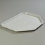 CT1713TR23 - Cafe® Trapezoid Fast Food Cafeteria Tray 18" x 14" - Gray