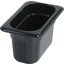 3068703 - StorPlus™ Polycarbonate Food Pan 1/9 Size, 4" Deep - Black