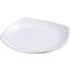 4330602 - Melamine Upturned Corner Medium Square Plate 9.5" - White