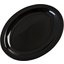 KL12703 - Kingline™ Melamine Oval Platter Tray 12" x 9" - Black