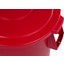34104505 - Bronco™ Round Waste Bin Trash Container Lid 44 Gallon - Red