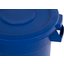 34102114 - Bronco™ Round Waste Bin Trash Container Lid 20 Gallon - Blue