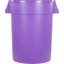 34103289 - Bronco™ Round Waste Bin Trash Container 32 Gallon - Purple