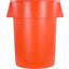 34104424 - Bronco™ Round Waste Bin Trash Container 44 Gallon - Orange