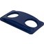 342027REC14 - TrimLine™ Rectangle RECYCLE Lid with Bottle and Can Receptacle 15 and 23 Gallon - Blue