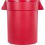34102005 - Bronco™ Round Waste Bin Trash Container 20 Gallon - Red