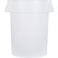 34103202 - Bronco™ Round Waste Bin Trash Container 32 Gallon - White