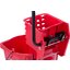 3690805 - Commercial Mop Bucket with Side-Press Wringer 26 Quart - Red