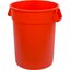 34103224 - Bronco™ Round Waste Bin Trash Container 32 Gallon - Orange