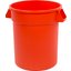 34102024 - Bronco™ Round Waste Bin Trash Container 20 Gallon - Orange