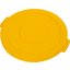 34102104 - Bronco™ Round Waste Bin Trash Container Lid 20 Gallon - Yellow