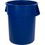 34105514 - Bronco™ Round Waste Bin Trash Container 55 Gallon - Blue