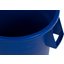34105514 - Bronco™ Round Waste Bin Trash Container 55 Gallon - Blue