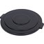 34105603 - Bronco™ Round Waste Bin Trash Container Lid 55 Gallon - Black