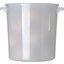 060002 - Polyethylene Bain Marie Food Storage Container 6 qt - White