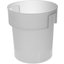 180002 - Polyethylene Bain Marie Food Storage Container 18 qt - White