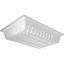 1064802 - StorPlus™ Polyethylene Food Storage Container Colander 26" x 18" - White