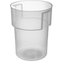 220530 - Polypropylene Bain Marie Food Storage Container 22 qt - Translucent