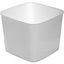 155602 - StorPlus™ Polyethylene Space Saver Food Storage Container 6 qt - White