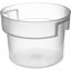 120530 - Polypropylene Bain Marie Food Storage Container 12 qt - Translucent