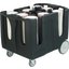 ADD603 - Optimizer™ Dish Dolly with 6 Dividers 19" - Black