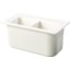 CM110302 - Coldmaster® Food Pan with Divider 1/3 Size - White