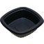 DXMW512PBLK - Microwaveable Square Side Dish 12oz. (500/cs) - Black