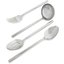 60205 - Terra™ Solid Spoon 10" - Hammered Mirror Finish - Stainless Steel