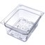 1023507 - StorPlus™ Polycarbonate Food Pan Drain Grate 1/2 Size - Clear