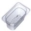 1033507 - StorPlus™ Polycarbonate Food Pan Drain Grate 1/9 Size - Clear