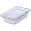 3068007 - StorPlus™ Polycarbonate Food Pan 1/4 Size, 2.5" Deep - Clear