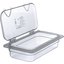 10278Z07 - StorPlus™ EZ Access Hinged Universal Food Pan Lid 1/3 Size - Clear