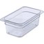 3068107 - StorPlus™ Polycarbonate Food Pan 1/4 Size, 4" Deep - Clear