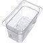 3069507 - StorPlus™ Polycarbonate Food Pan Drain Grate 1/4 Size - Clear