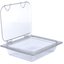 10238Z07 - StorPlus™ EZ Access Hinged Universal Food Pan Lid 1/2 Size - Clear
