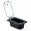 10338Z07 - StorPlus™ EZ Access Hinged Universal Food Pan Lid 1/9 Size - Clear